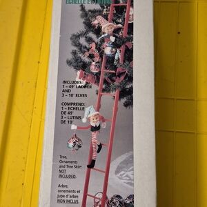 Doubleglo Santa's Helpers Ladder  & Elves Decoration